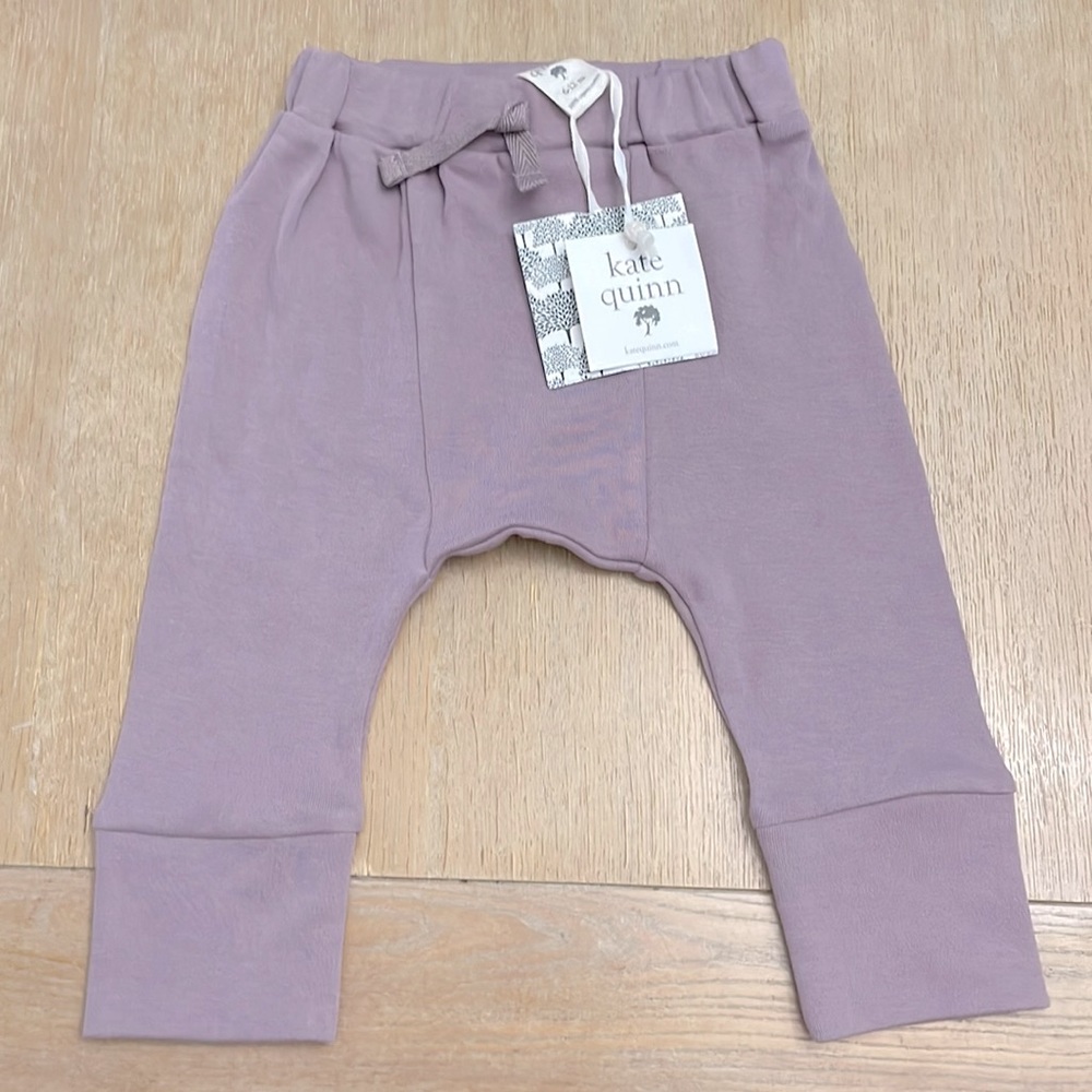 NWT Kate Quinn Pants - Purple- Size 6-12 months